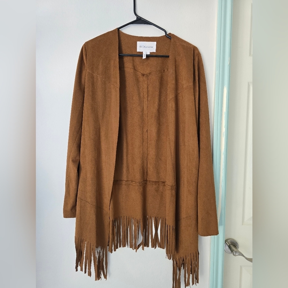 BCBGeneration Brown Suede Jacket - Picture 2 of 16